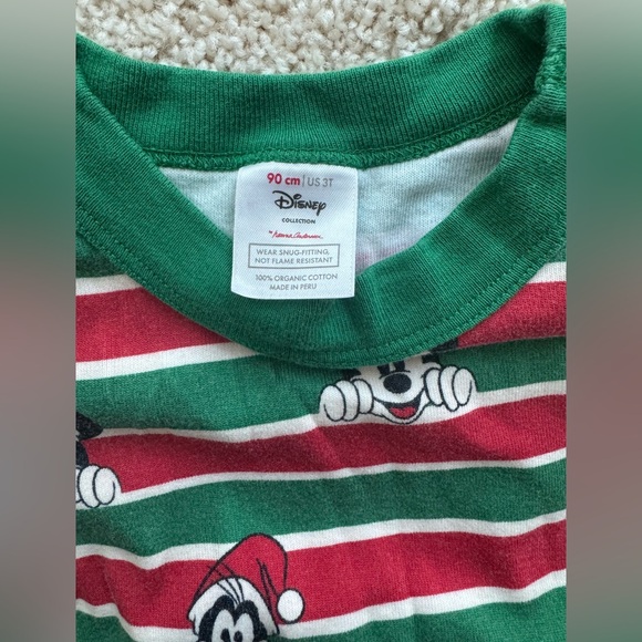 Hanna Andersson Disney Mickey and Friends Long John Christmas Holiday Pajamas - Picture 5 of 7